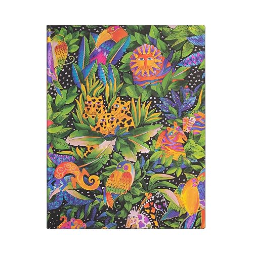 Paperblanks Carnets Flexis à Couverture Souple Jungle Song, Ligné, Ultra (180 x 230 mm) FB7269-0