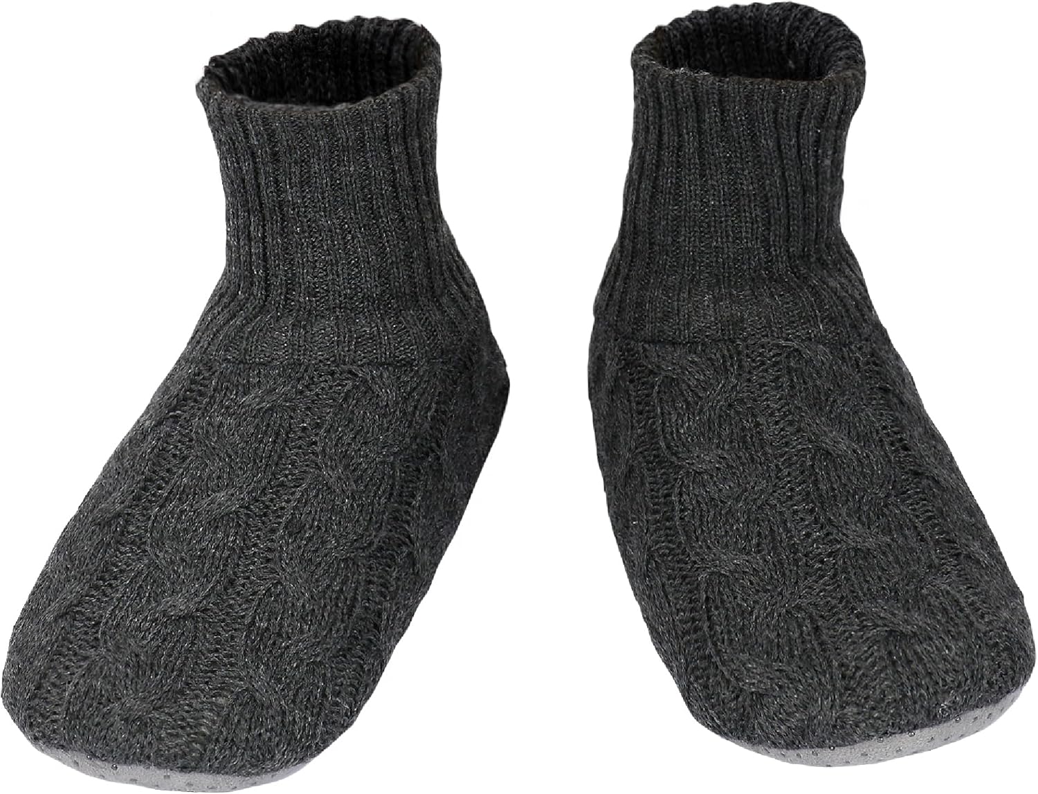 Panda Bros Slipper Socks Soft Cozy Thick House Indoor Boot Sock Shoes with Anti-Skid Bottom Soles for Men's