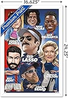 Vista 37 de Trends International Ted Lasso - Character Grid Wall Poster, 22.4L x 14.7W, Black Framed Version