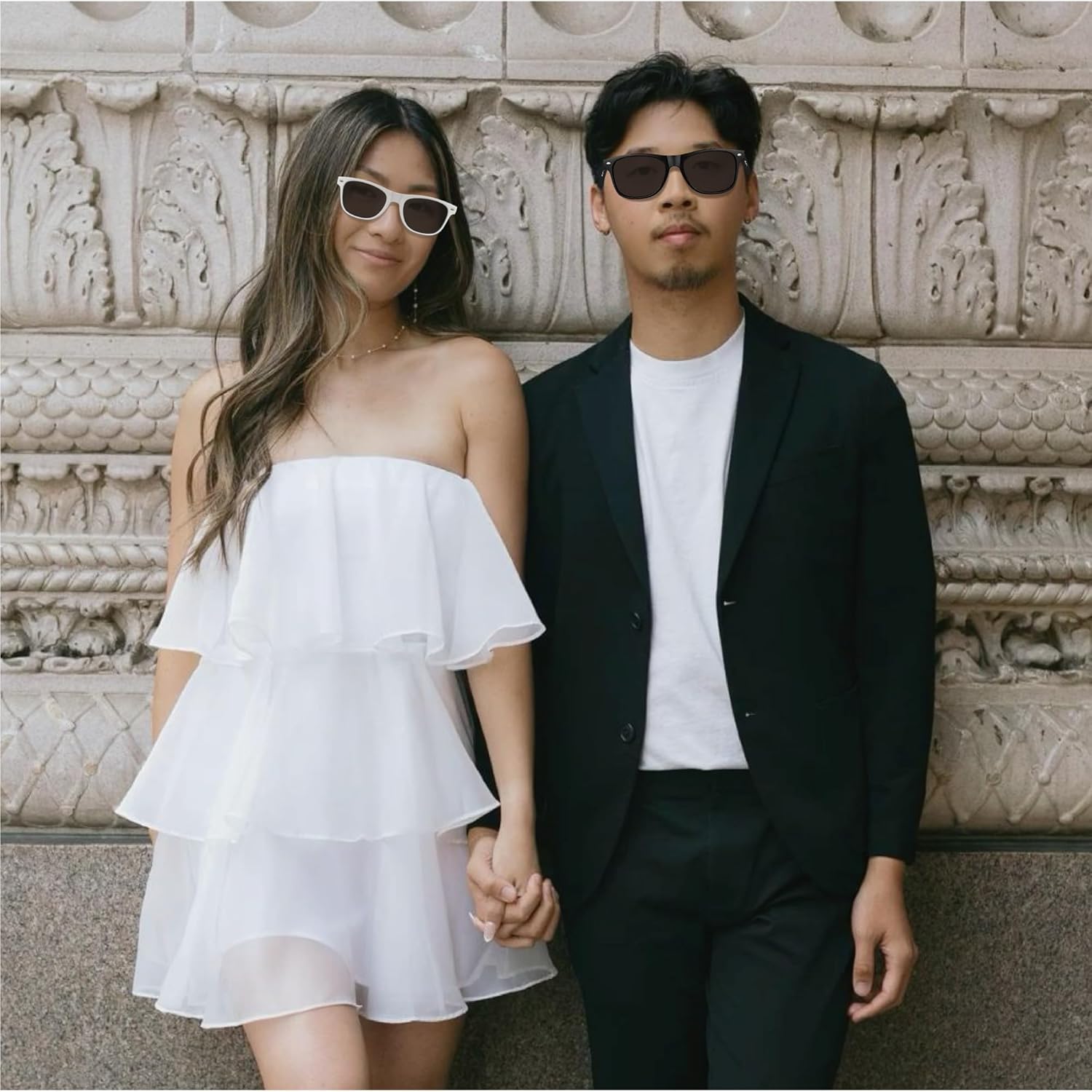 Mr&MrsGifts Bride and Groom Polarized Sunglasses Honeymoon Gifts for the Couple Groom Sunglasses for Engagement Wedding Gifts