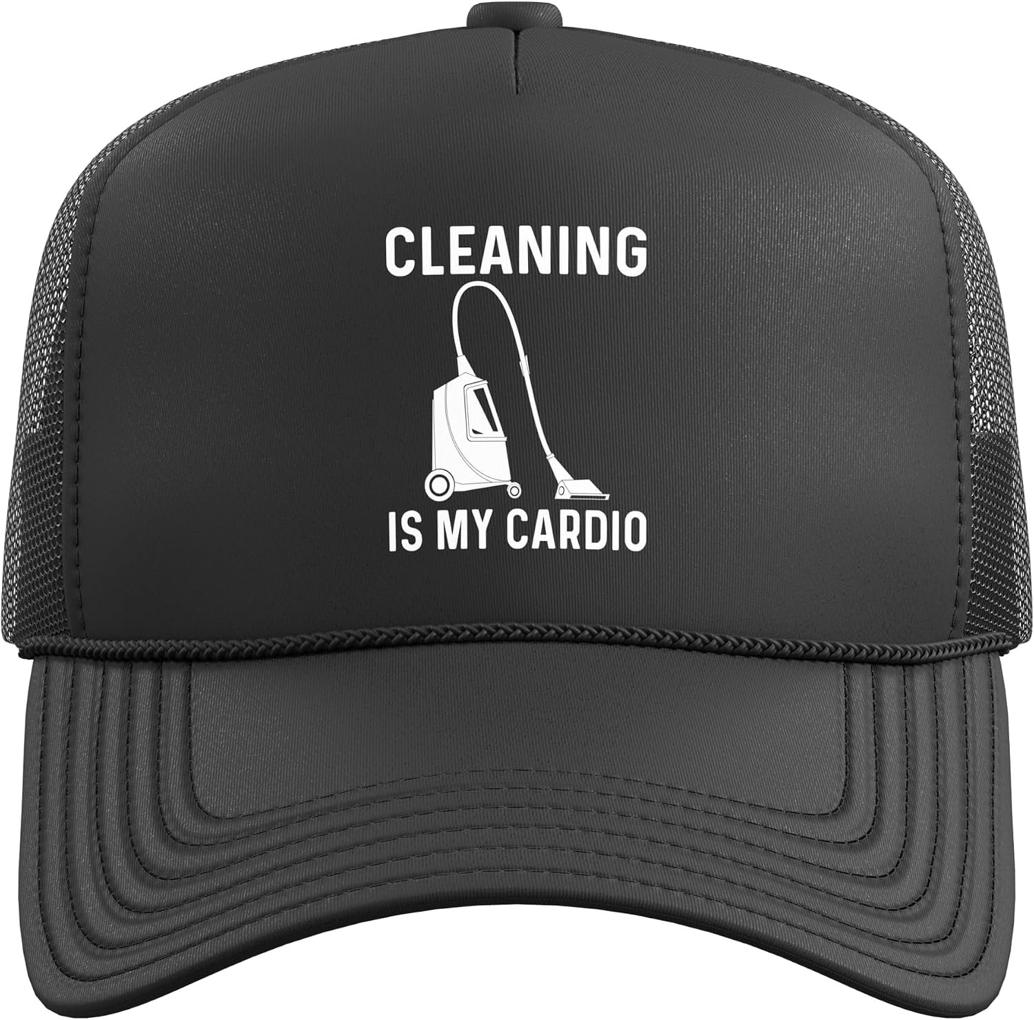 Cool Cleaning Art for Men Women Clean Cleaner Tools Supplies Trucker Hat with Adjustable Mesh Back image 2