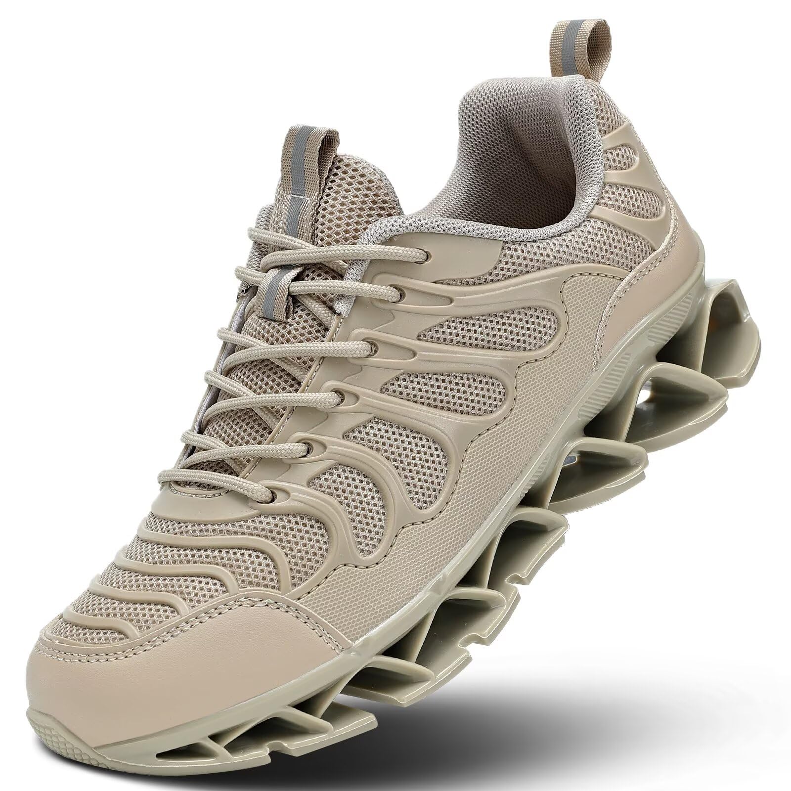 Mens Walking Blade Shoes Slip on Fashion Running Tennis Sneakers Non Slip Breathable Mesh Casual Sport