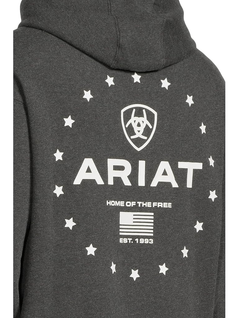 Black Ariat Sponsor Patriot Hoodie