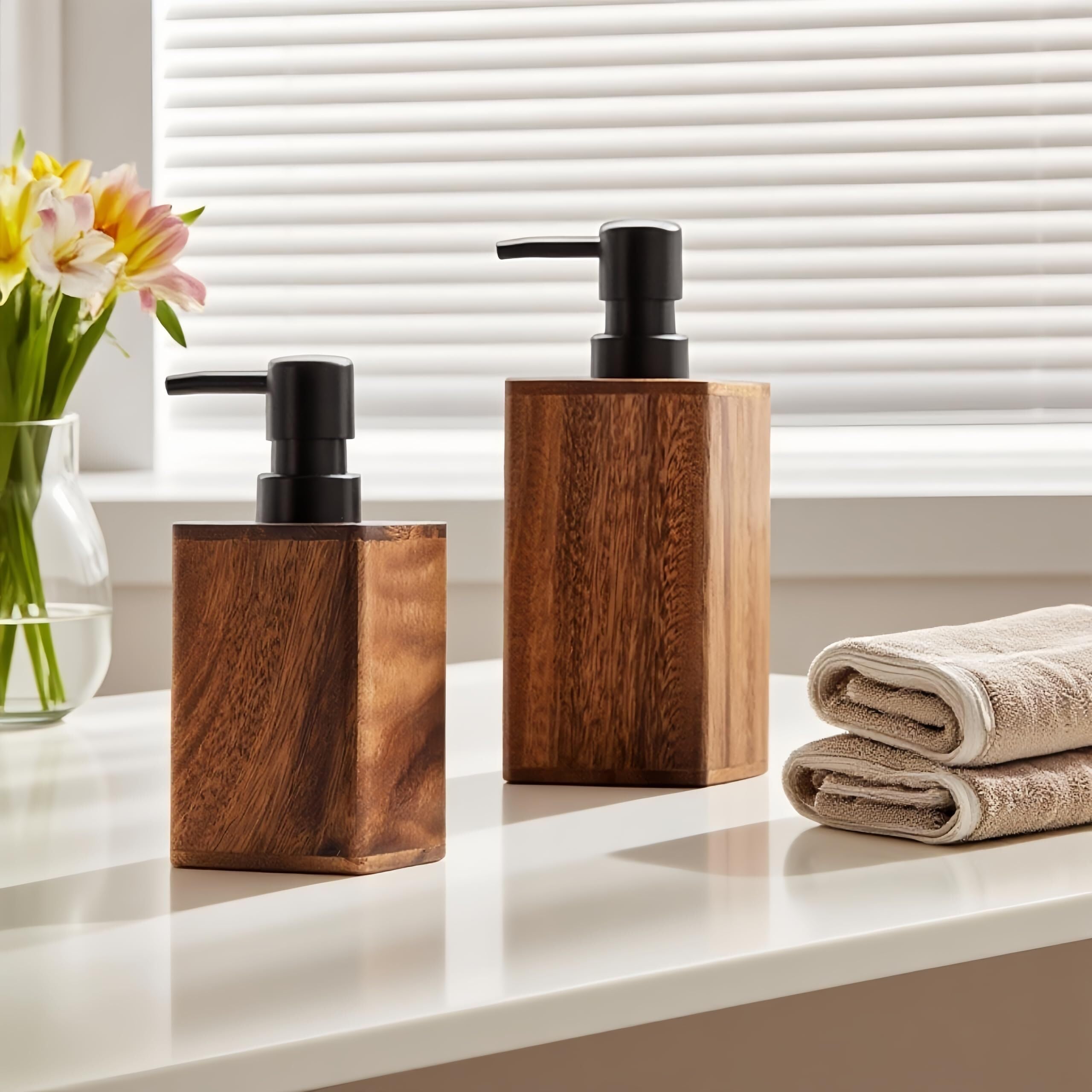 Dispenser di sapone da appoggio Dispenser for lozione, accessori for il bagno vuoti, pratico flacone di detersivo for piatti, con pompa Complementi d'arredo e accessori(SET-400ml)
