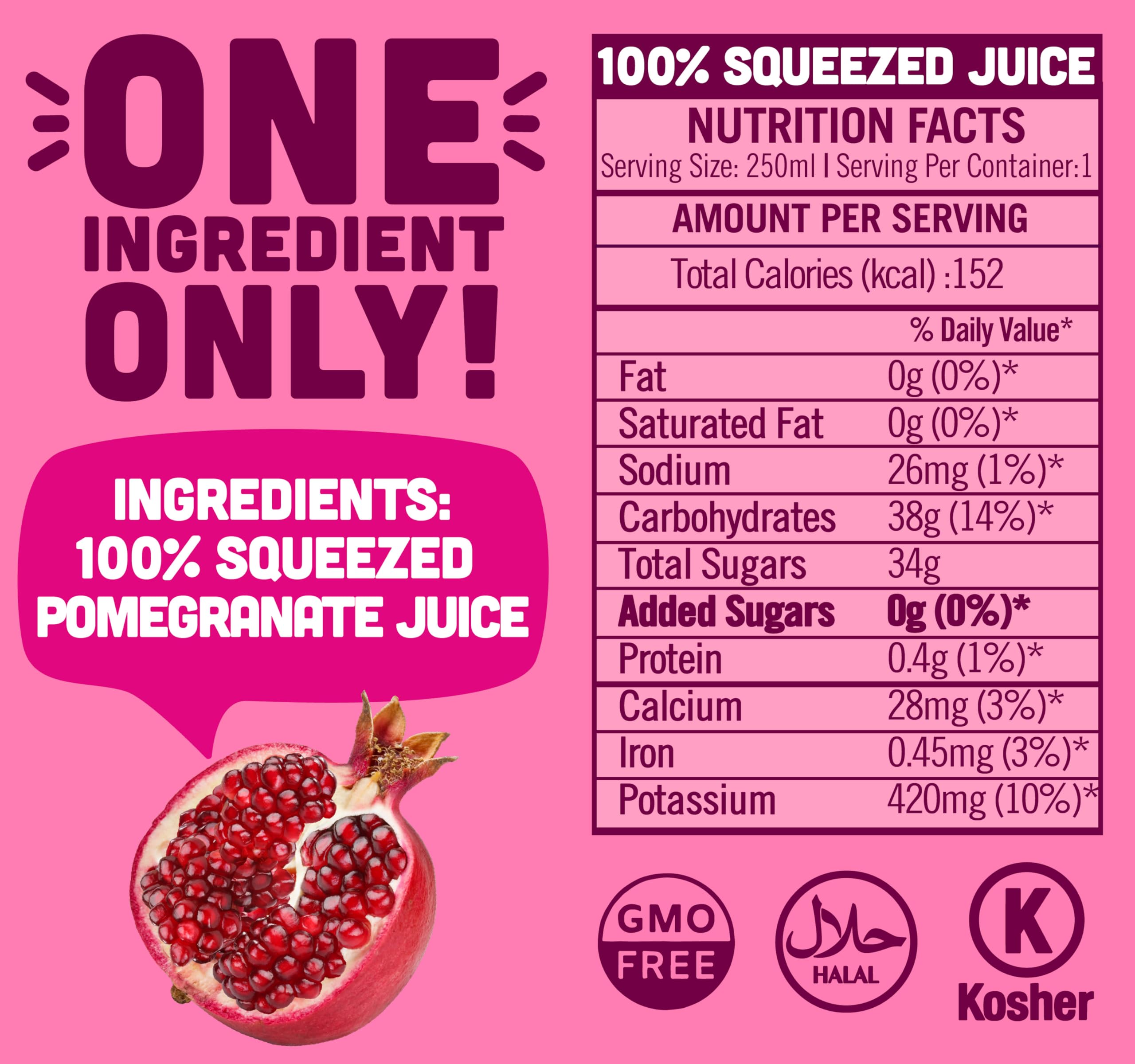 pomegranate juice glp 1 Great Value Organic Juice, 32 fl oz Organic Pomegranate Juice (1 Liter)