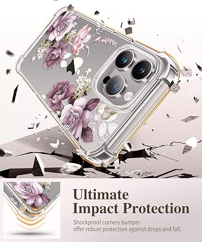 Miniatura 4 de GVIEWIN Funda para iPhone 15, 3 en 1 con protector de pantalla y protector de lente de cámara, transparente, suave, a prueba de golpes, ajuste