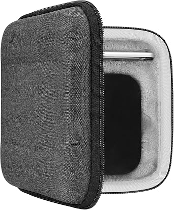 Geekria Storage Case Compatible with TV 5th/4th Generation 32GB / 64GB MQD22LL/A, Replacement Hard Shell Travel Carrying Bag with Room for Remote Controllers and Accessories Dark Grey