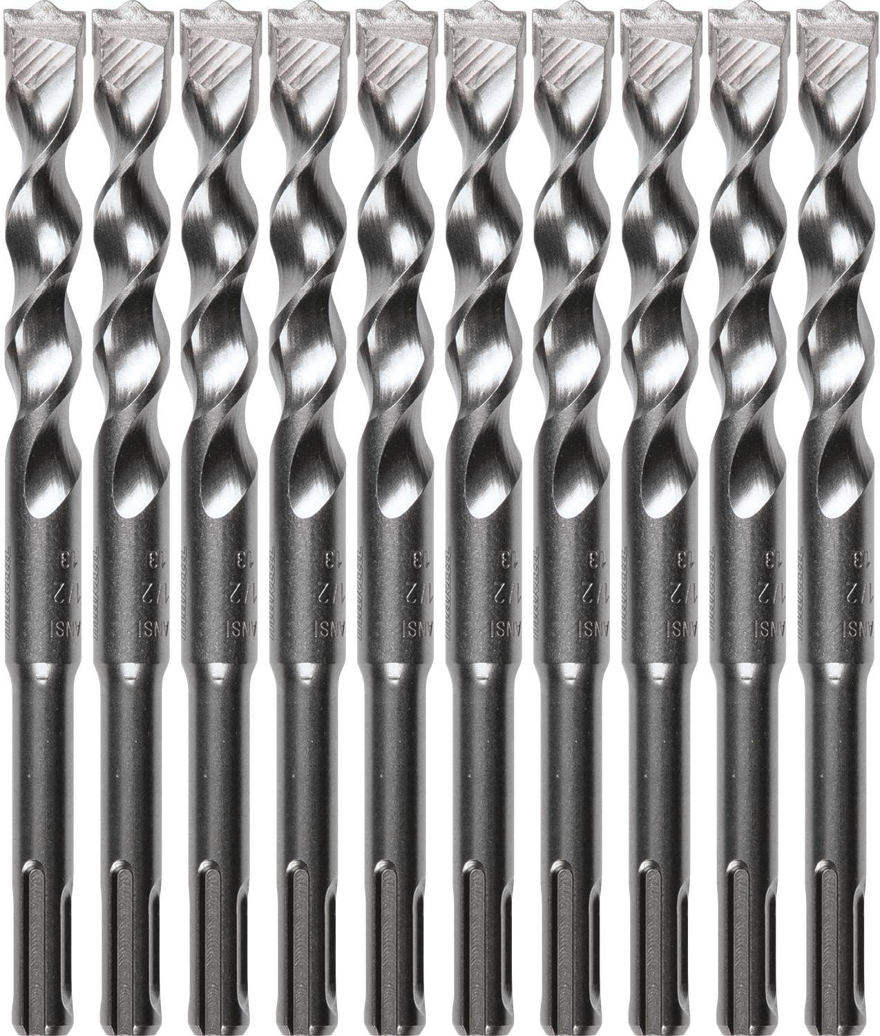 Makita B-60931 1/2" x 6" SDS-Plus Bit, 2-Cutter, 10/Pk