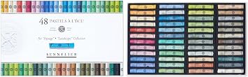 SENNELIER Extra-Soft French Pastel Professional Artist Box Set, 48-Colors