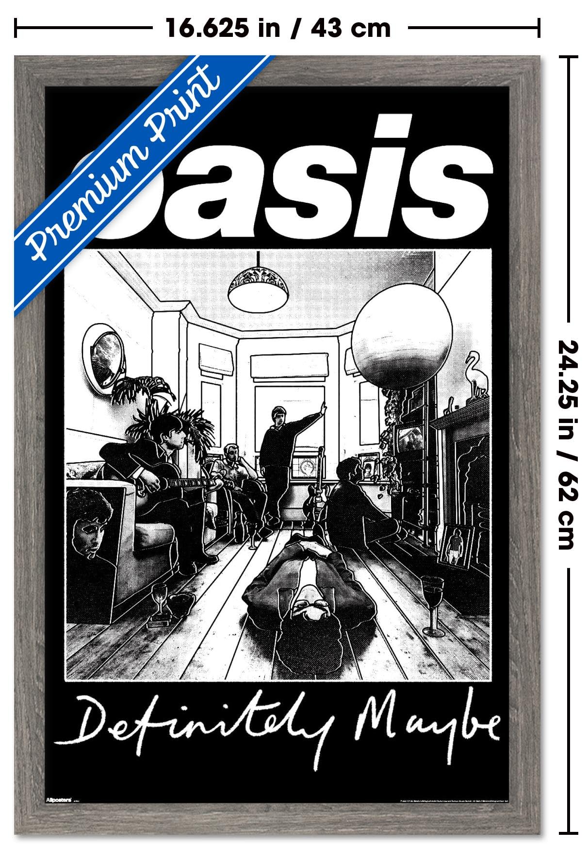 ミュージシャン Oasis Definitely Maybe Vintage Artwork L Amazon.com: Oasis - Definitely Maybe Wall Poster, 22.4L