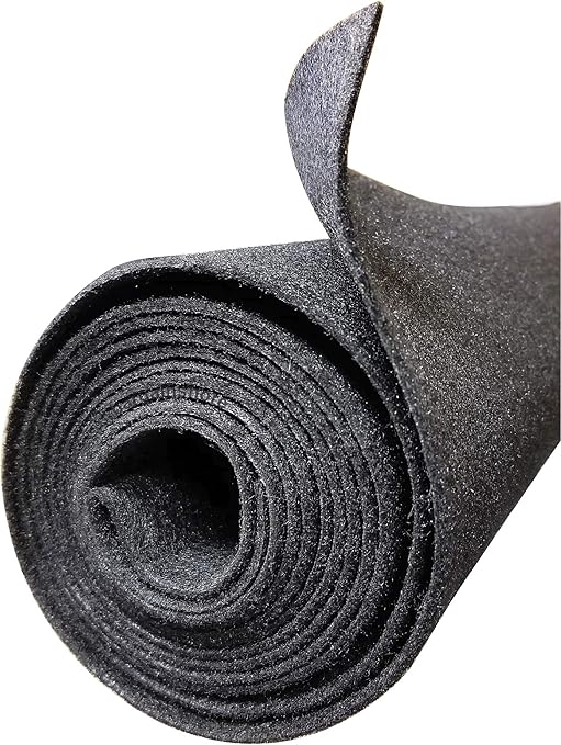 Amp Rack Car Audio Polymat 10X3.75BLK 10 FEET X 3.75 FEET 10'X3.75' Black Non Woven Felt Fabric Roll 3.33 Yards Compatible With SubWoofer Speaker B Speaker Fabric Amp Rack Car Audio Polymat 10X3.75BLK 10 FEET X 3.75 FEET 10'X3.75' Black Non Woven Felt Fabric Roll 3.33 Yards Compatible With SubWoofer Speaker B Speaker Fabric