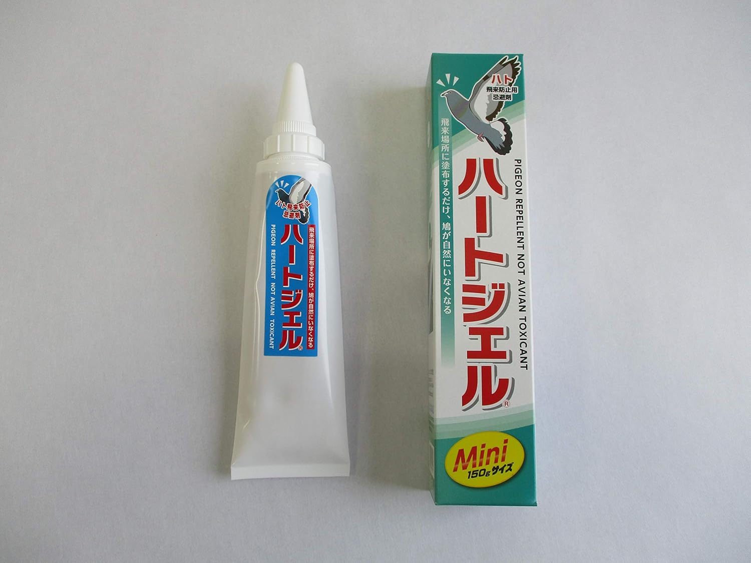 Amazon ハト飛来防止用忌避剤 ハートジェル Mini 150g チューブ 園芸用害獣 害虫忌避剤