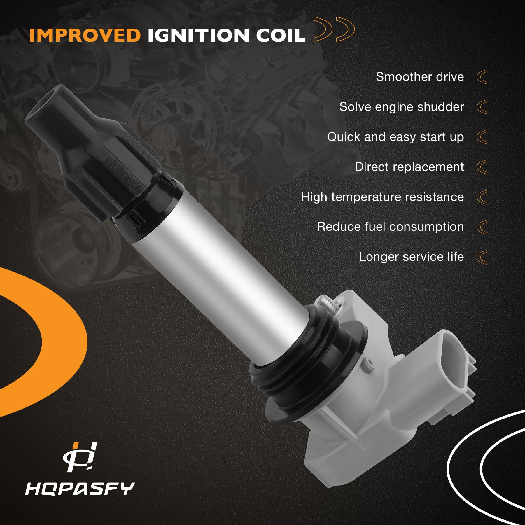 Ignition Coils & Iridium Spark Plugs Set – For Buick, Chevy, Cadillac, GMC 3.0L/3.6L V6
