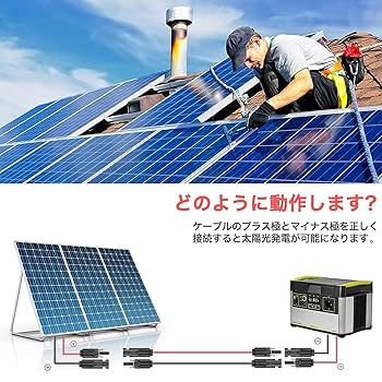 Amazon.co.jp: HXFinest MC4 延長ケーブル8M 10AWG(6MM²