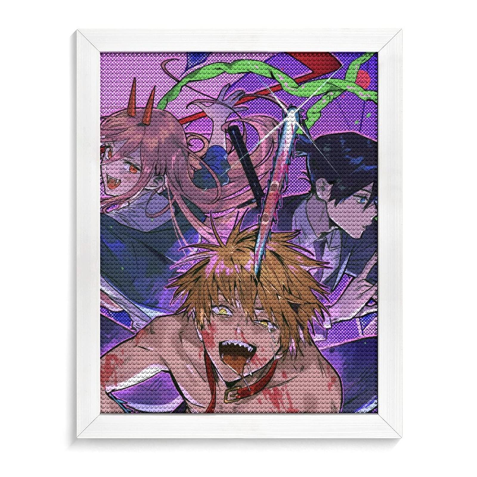 Amazon.co.jp: ダイヤモンドアート チェンソーマン デンジ パワー 秋