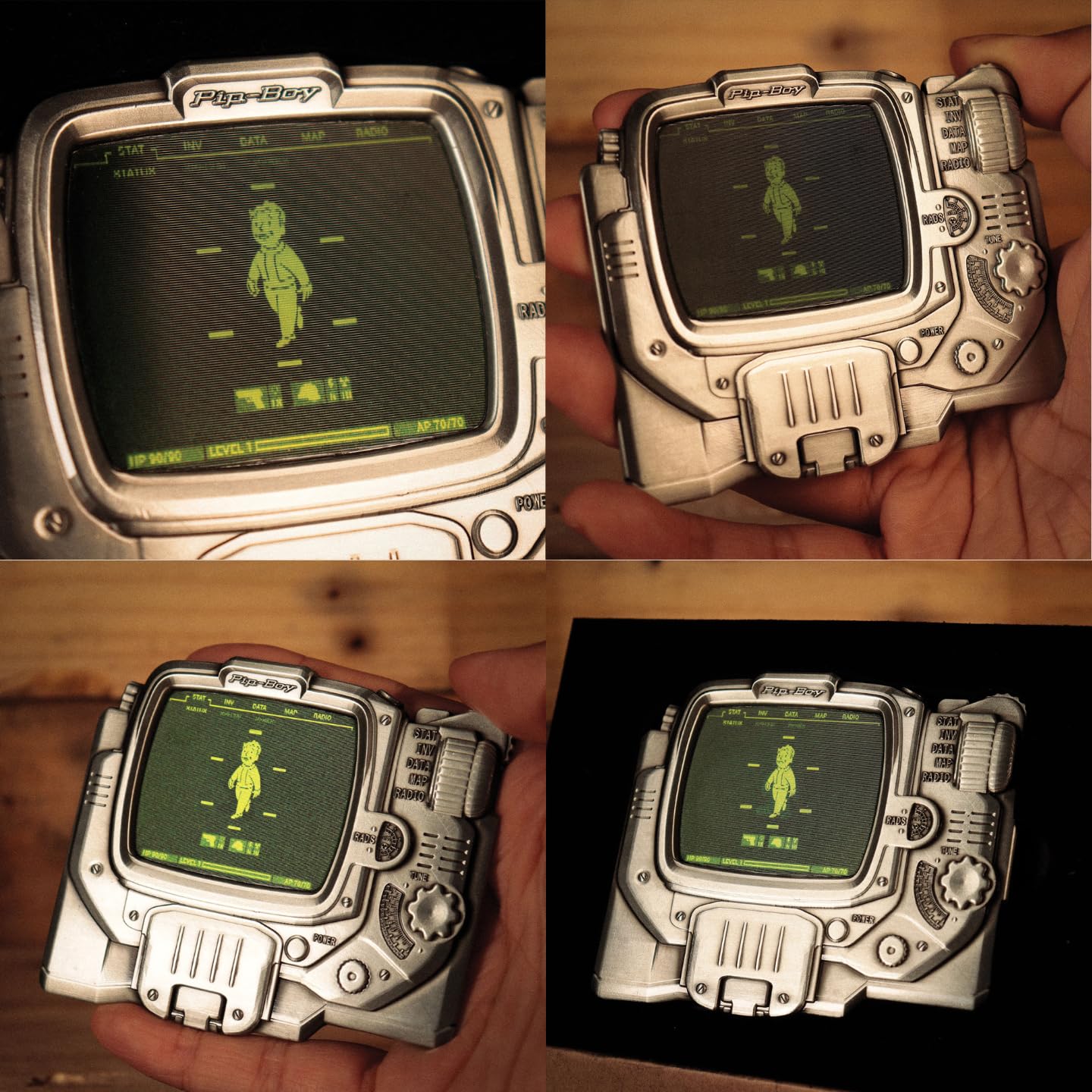 FaNaTtik Fallout Pip-Boy Limitowana edycja soczewkowa sztabka – specjalny numerowany metalowy przedmiot kolekcjonerski Vault-Tec – oficjalnie licencjonowany (5000 na całym świecie)