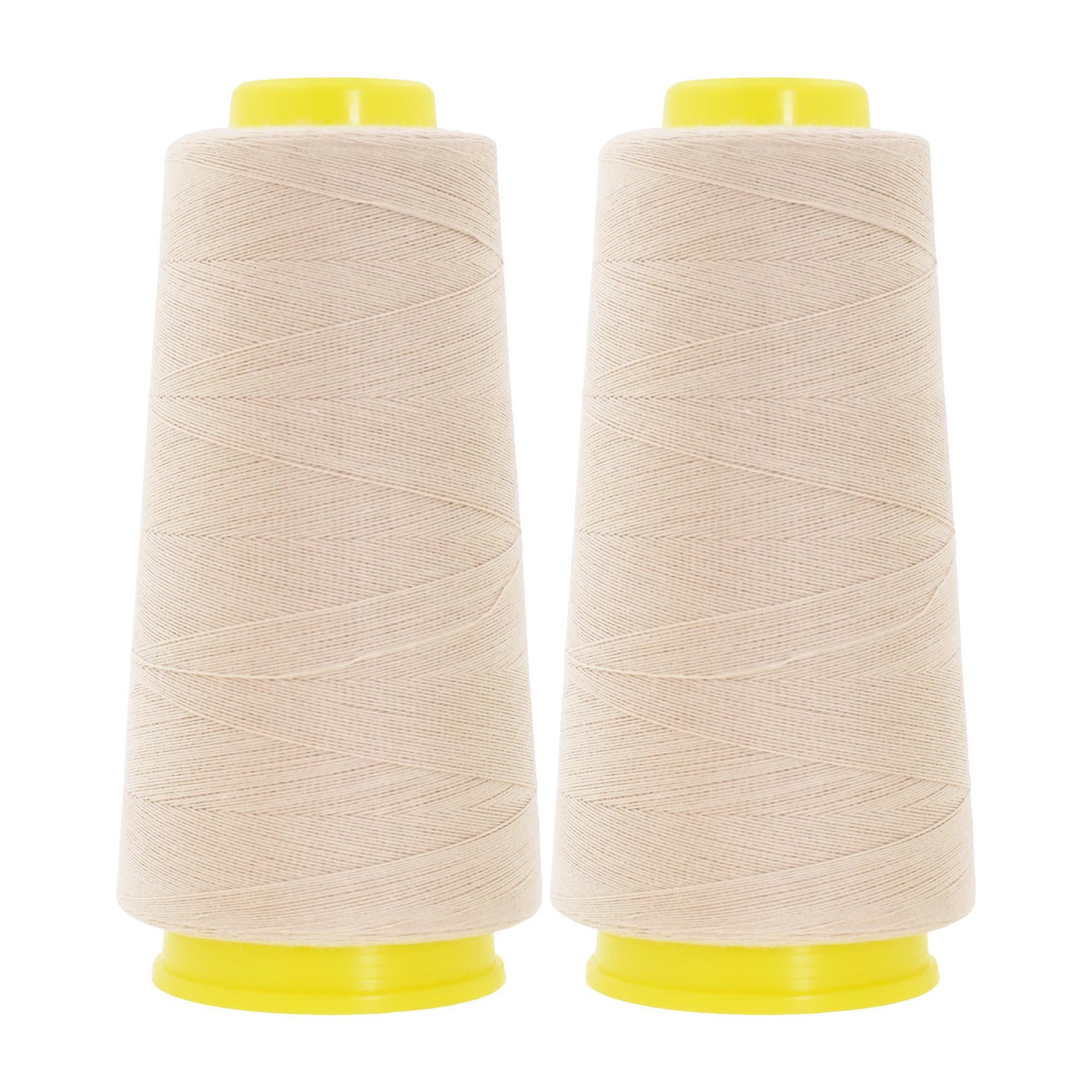 Cream Mercerized Cotton Thread for Sewing &amp; Quilting by Mandala Crafts