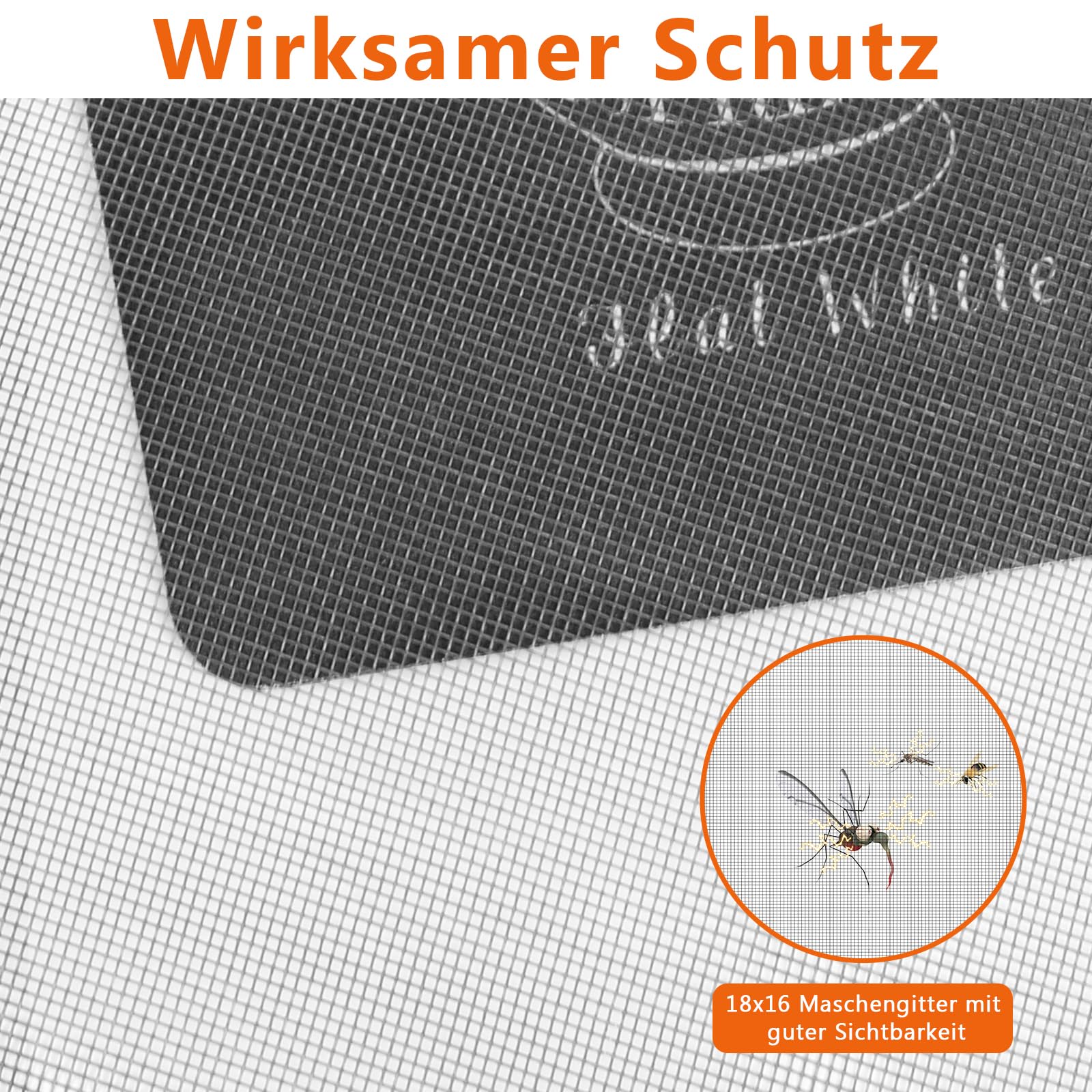 WochiTV Fliegengitter Tür Magnet 190 x 222cm Doppeltür Fliegengitter Tür Mit Magnetverschluss Ohne Bohren Magnetvorhang für Balkontür, Kellertür und Terrassentür Kinderleichte Klebemontage