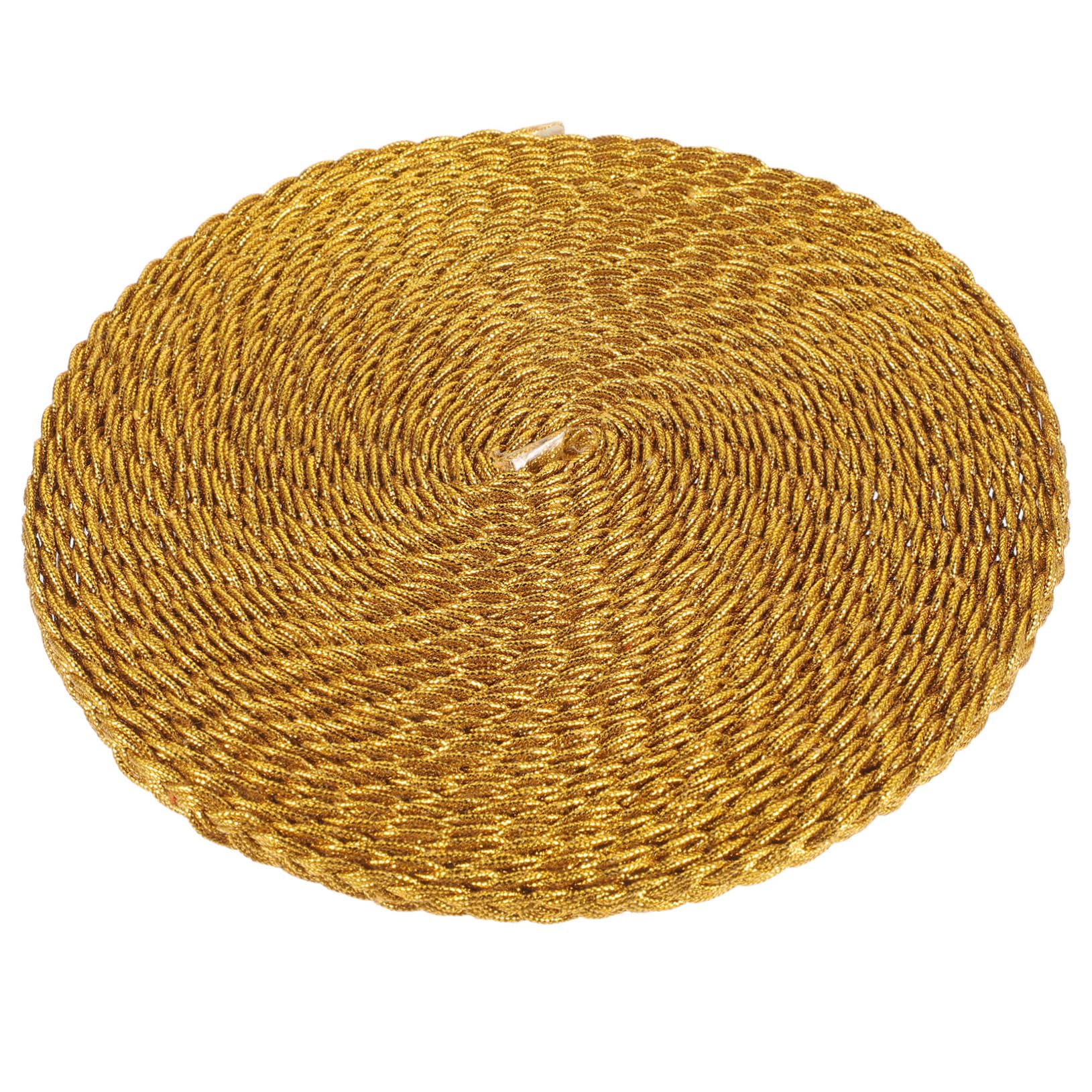 5 Piezas Ribete Trenzado Dorado para Decoración de Ropa y Cortinas Cinta Decorativa Elegante para Manualidades Diy Bordado Ornamental Versátil