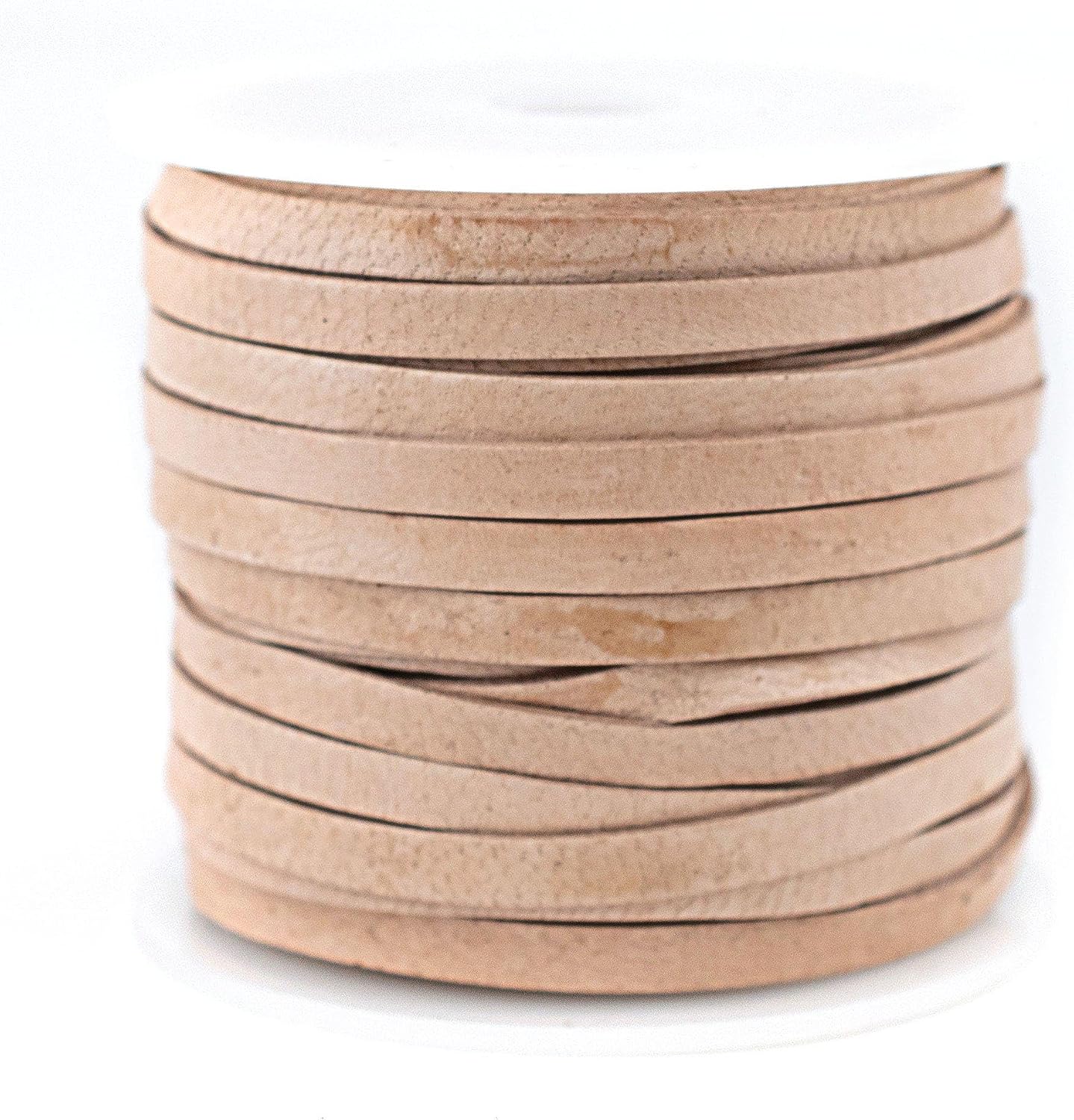 The Bead Chest 3.0mm Natural Flat Leather Cord (75ft)