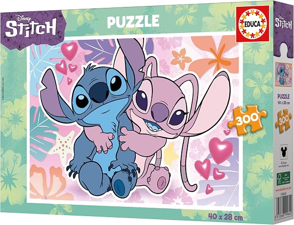 Educa - Stitch Disney | Puzzle Infantil de 300 Piezas. Medidas: 40 x 28 cm. Recomendado a Partir de 6 años (19964) - 4