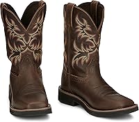 Vista 2 de Justin Botas de trabajo Stampede WP para hombre