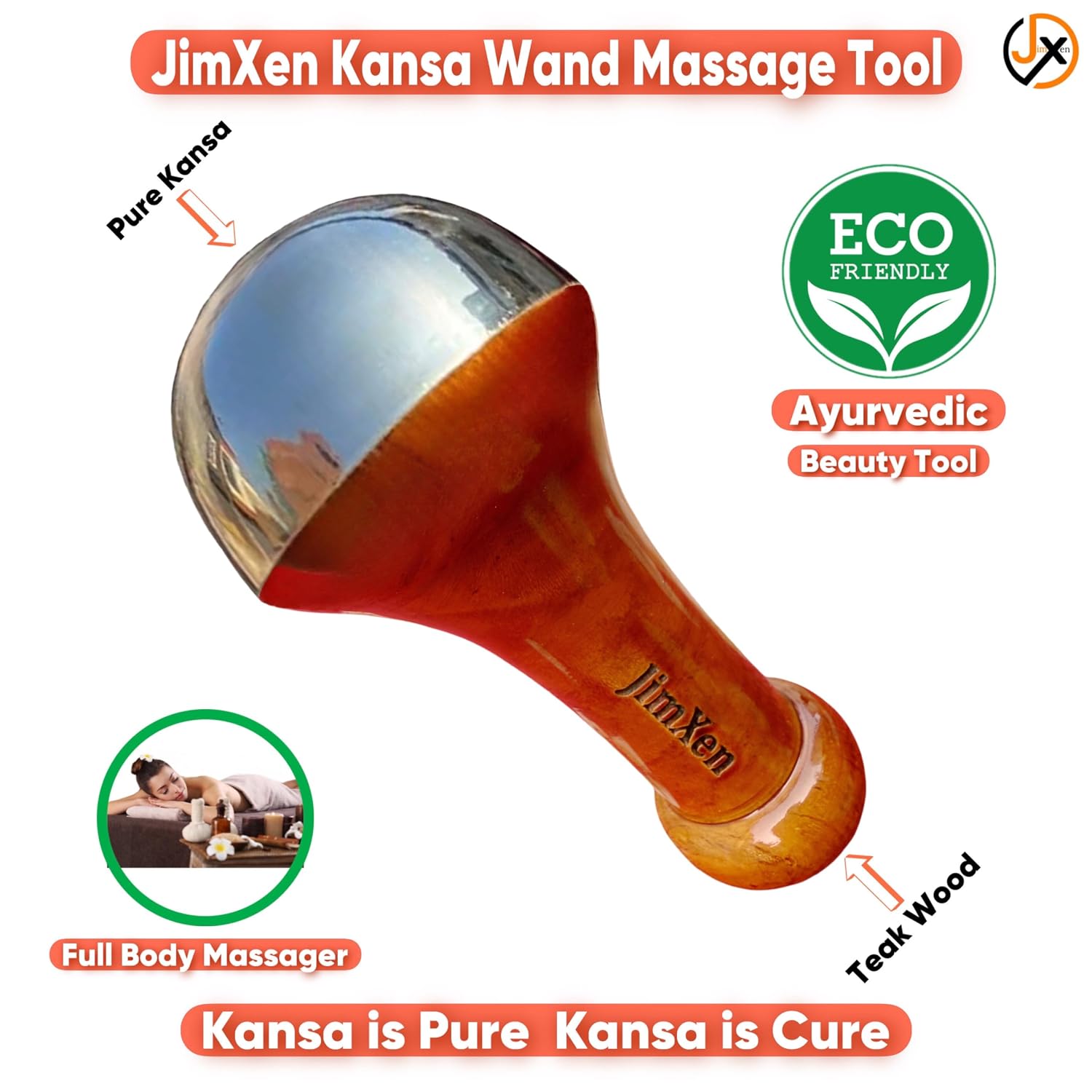 kansa wand Vatki for foot face massage large Size Ayurvedic Facial Tool Detox Massager Detoxifies Skin Balances PH Ancient Indian Technique Traditional body Massaging Deep Relaxation Acupoint Pain Relief with Brown Teak Wood Handle (Kansa Wand, Large) kansa wand Vatki for foot face massage large Size Ayurvedic Facial Tool Detox Massager Detoxifies Skin Balances PH Ancient Indian Technique Traditional body Massaging Deep Relaxation Acupoint Pain Relief with Brown Teak Wood Handle (Kansa Wand, Large)