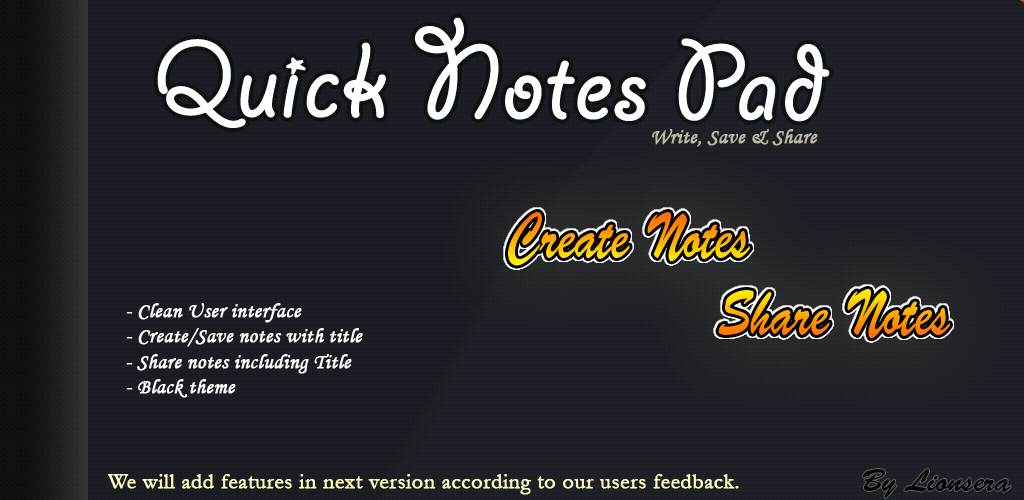 Quick Notes - App on Amazon Appstore