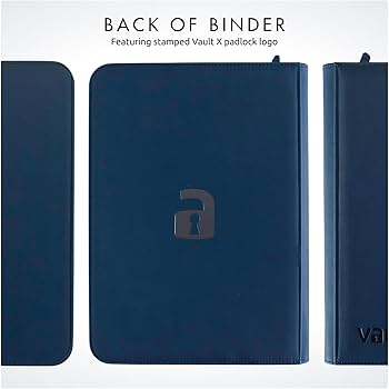 Amazon.com: Vault X 4 Pocket Trading Card Zip Binder, 160 cards