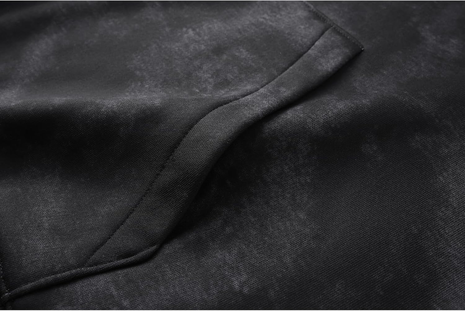 GURUNVANI Mens Tie Dye Hooded Sweatshirt Vintage Loose Hoodie Kangaroo Pocket Drawstring Gradient Pullover Top - Image 7