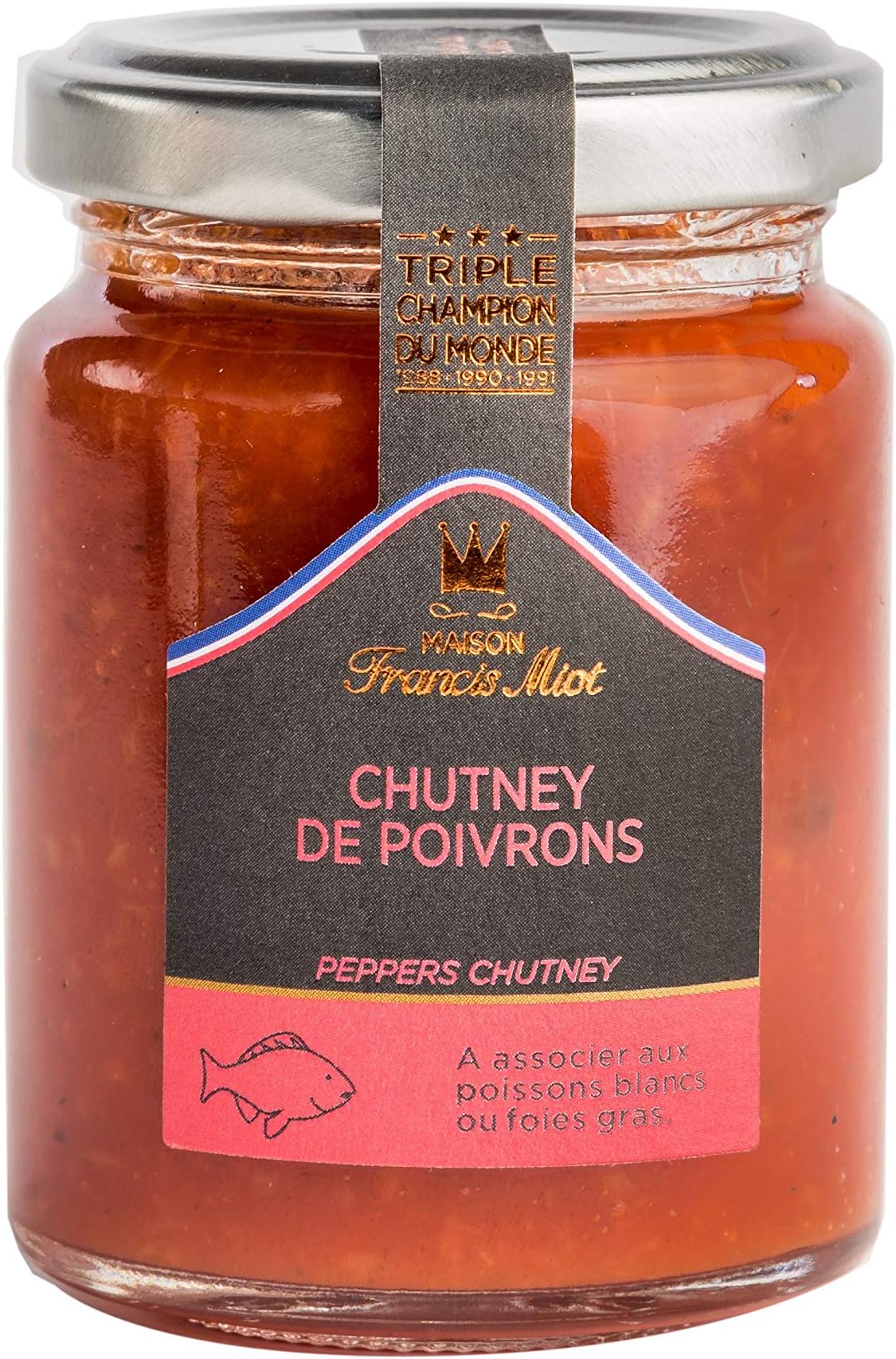 Maison Francis Miot Gourmet Red Peppers Chutney, 0.11 kg