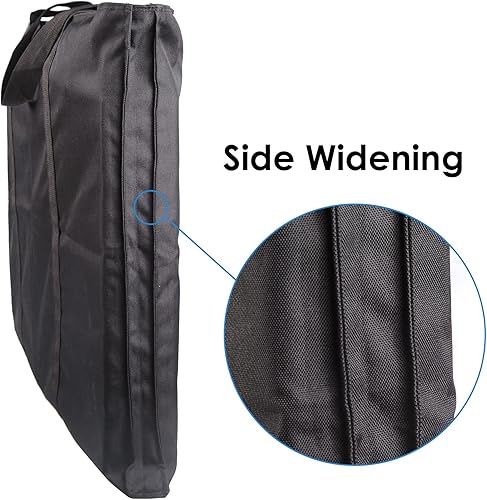 Miniatura 8 de JJRING Dacron - Bolsa de mano ligera para arte, 25 x 37 pulgadas, para 24 x 36 pulgadas, funda de almacenamiento negra para póster, bocetos y dibujo