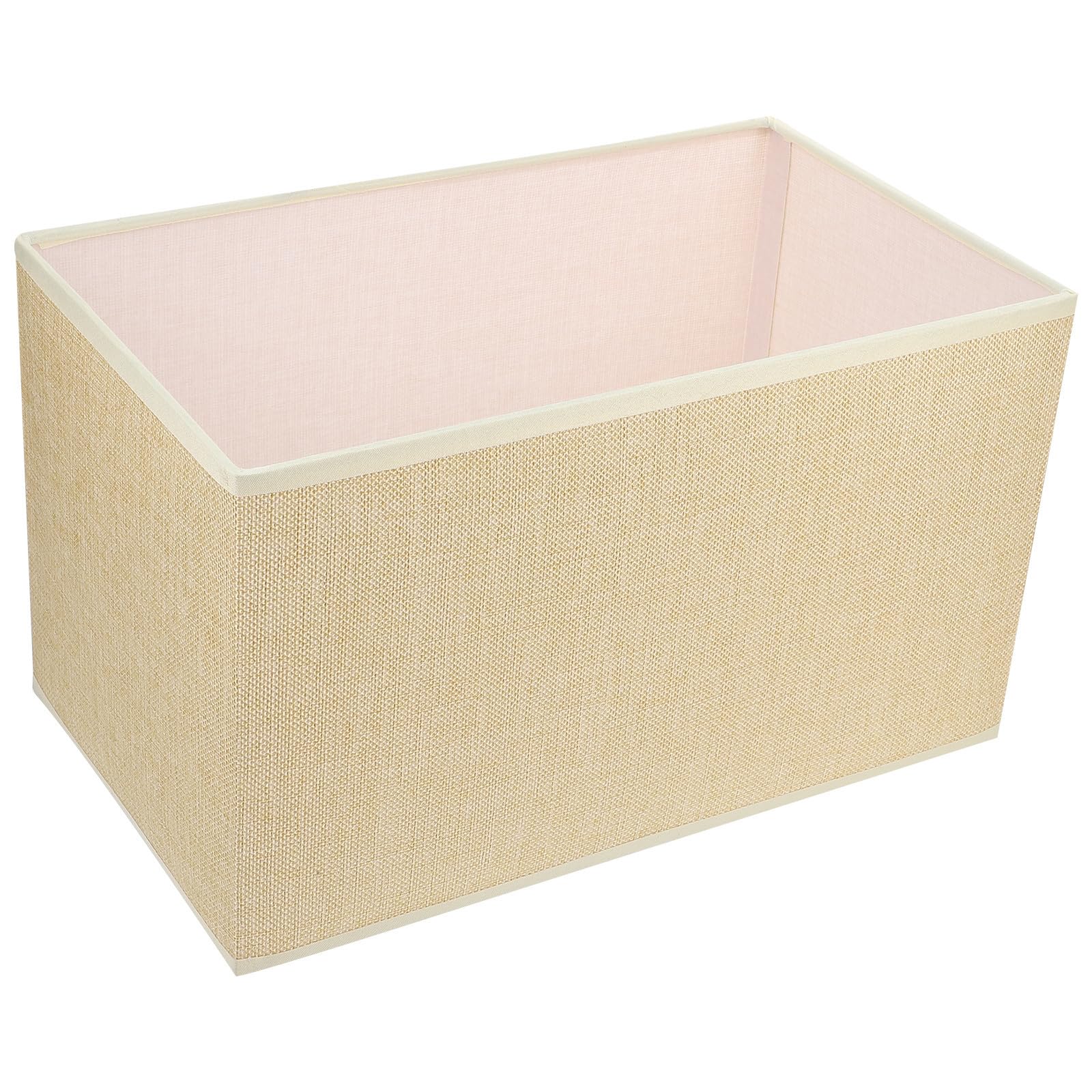 Gatuida Paralume Lino Giallo per Lampade da Tavolo, Copertura in Stoffa con Accessori Inclusi, per Uso Domestico e Camera da Letto