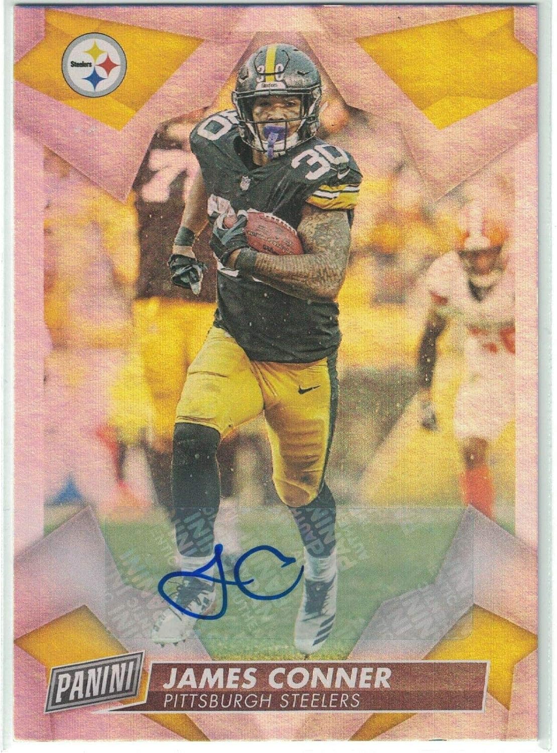 2019 Panini Day Kickoff Football James Conner Autograph Card