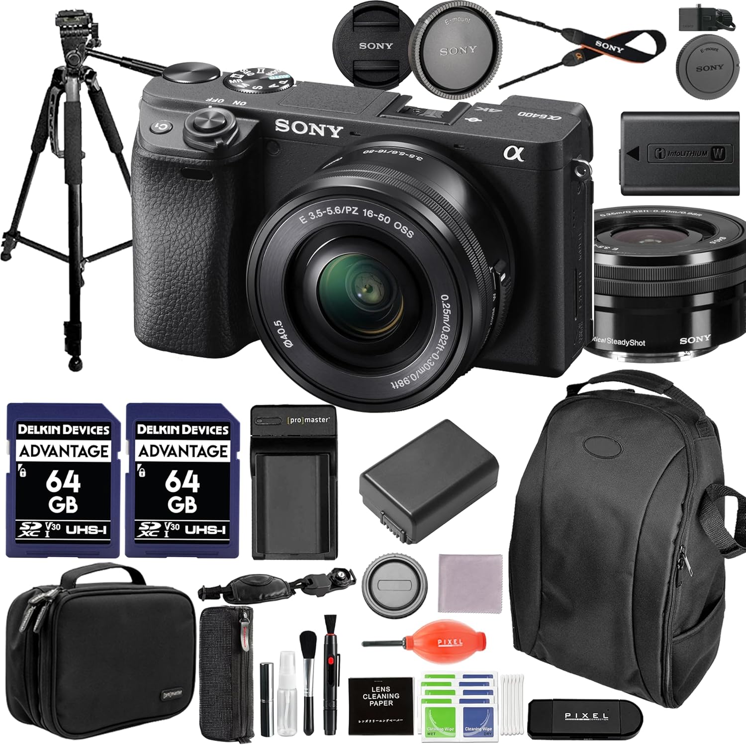 Sony a6400 Mirrorless Camera Bundle with Gimbal, Kuwait Ubuy