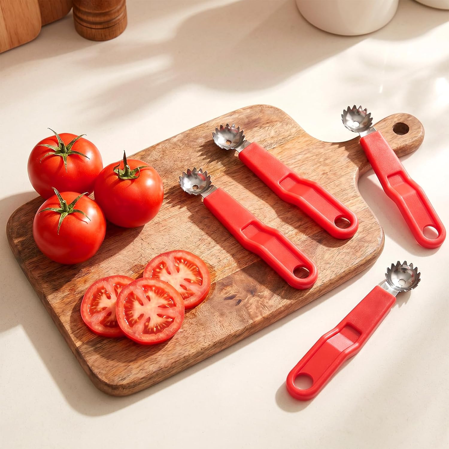 5Pcs Tomato Corer Tool Huller Stem Remover Kitchen Corer Tool