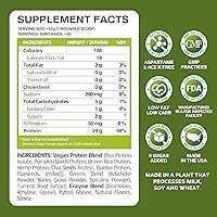 Vista 4 de MFL - Proteína vegana a base de plantas, sin gluten, sin lácteos, sin OMG, sin lactosa, apta para dieta cetogénica, 2.12 libras (grano de vainilla)