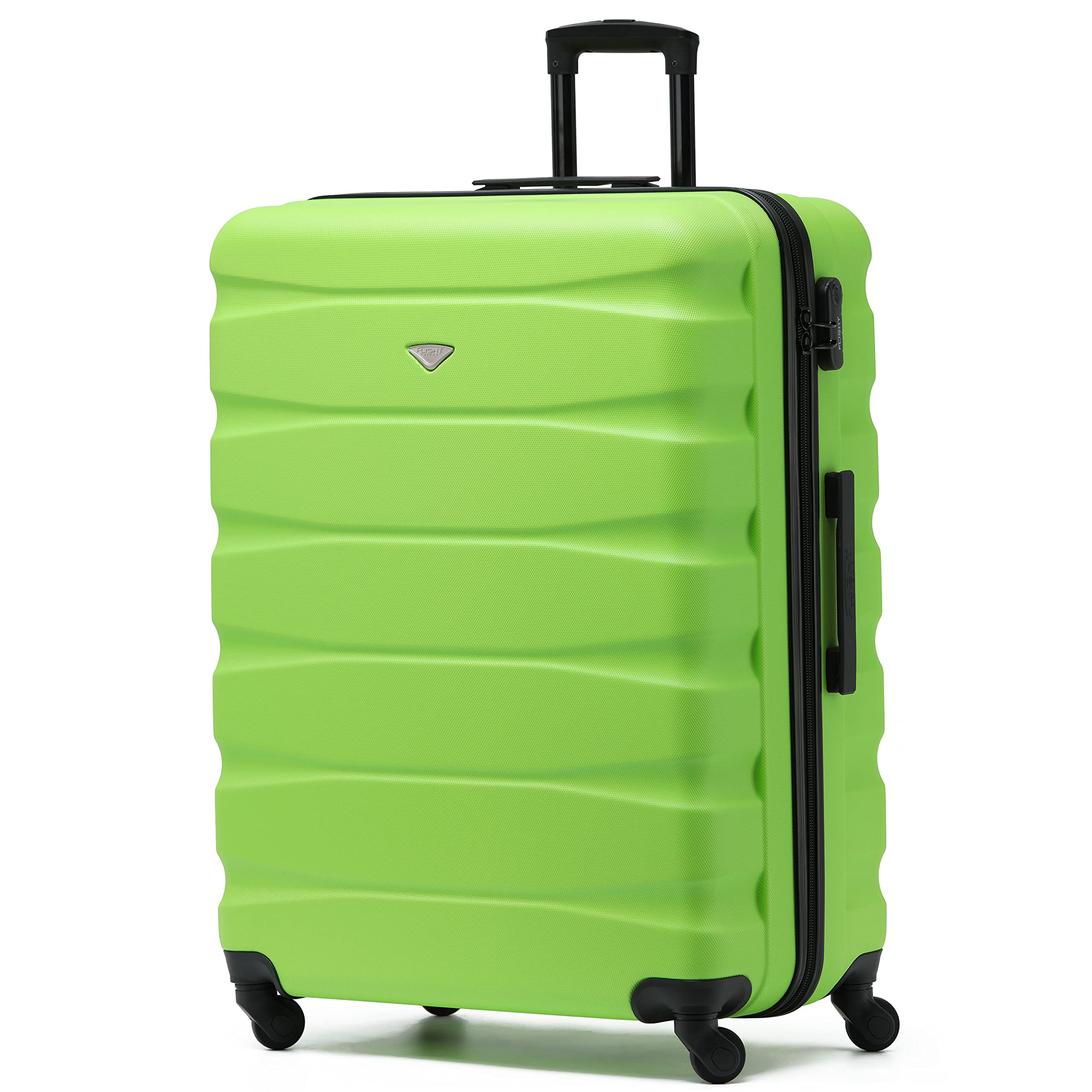Flight Knight Lightweight 4 Wheel ABS Hard Case Medium Suitcase Approved for Over 100 Airlines Including easyJet, British Airways, Ryanair, Jet2, Emirates & Many More - Check-in Medium Size 25" — view 237
