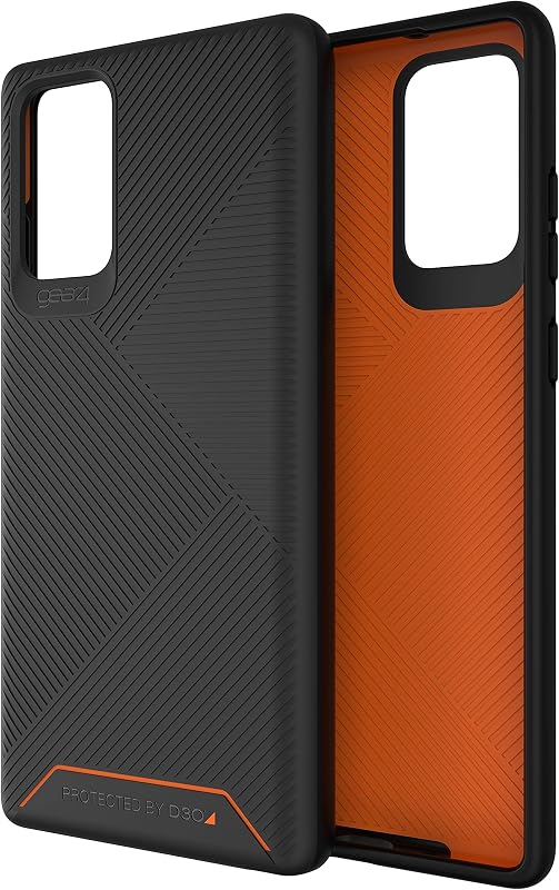 gear4 ZAGG Battersea Hardback Case with Advanced Impact Protection [ Protected by D3O ] with Reinforced Back Protection, Slim Design - Made for Samsung Note 20 Ultra - Black