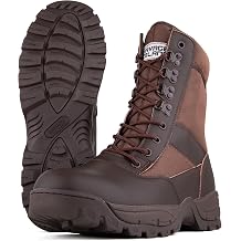 Savage Island Leather Military Tactical Side Zip Combat Boots