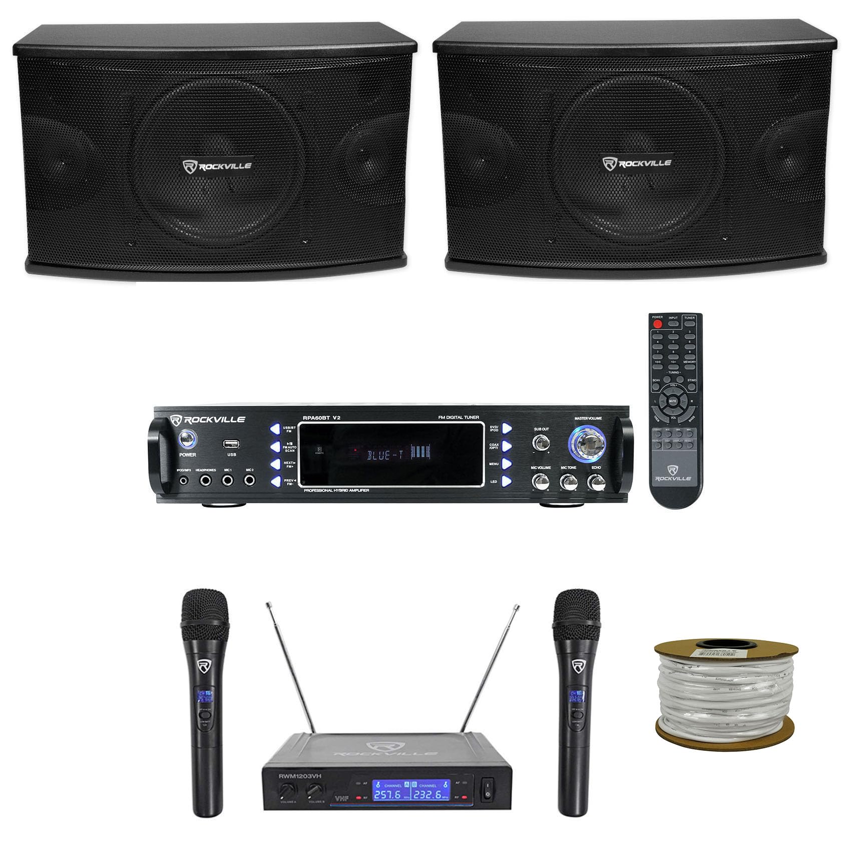 (2) Rockville KPS10 10