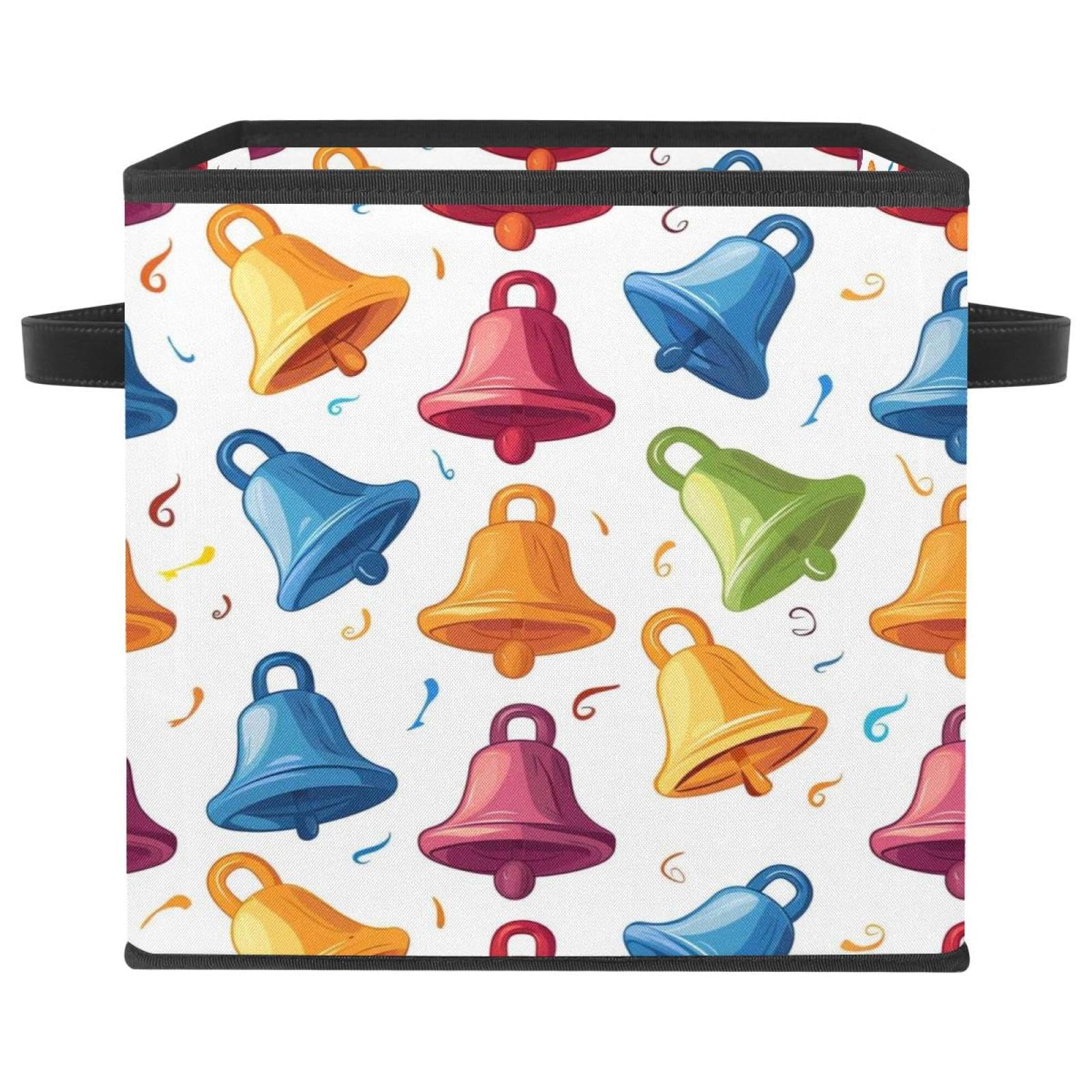 Panier de rangement en tissu Oxford supérieur avec double poignées ergonomiques renforcées