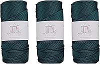 Vista 37 de Makromecity, Cordón de macramé de poliéster de 0.079 in x 125 yardas (375 pies) de 0.079 pulgadas, cuerda de polipropileno para macramé, para colgar