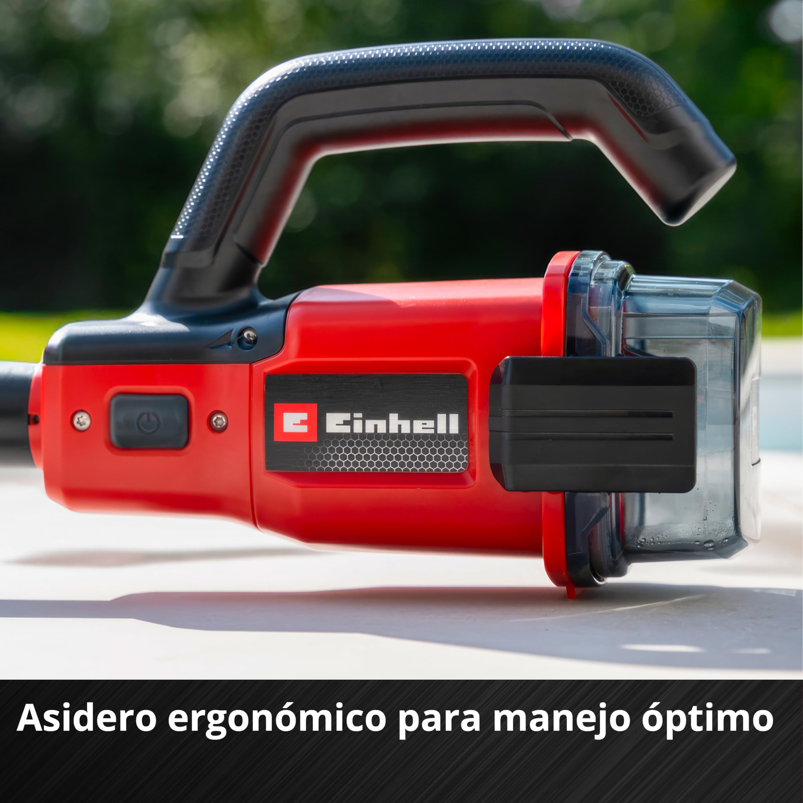 Einhell Aspirador de Piscina con batería GE-PV 18/42 Li T-Solo Power X-Change (18 V, Placa de aspiración de 32 cm, telescópico hasta 220 cm, Filtro, Incl. Accesorio, sin batería)