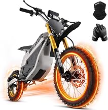 Electric Dirt Bike for Adults, Ebikes for Adult Electric Dirt Bike for Teens 13-16, Mini Dirts Bike Motorcycle, E Dirts Bikes, Dirtbike, E-Bike, Max Load 220 Lbs, Speed 42 Mph