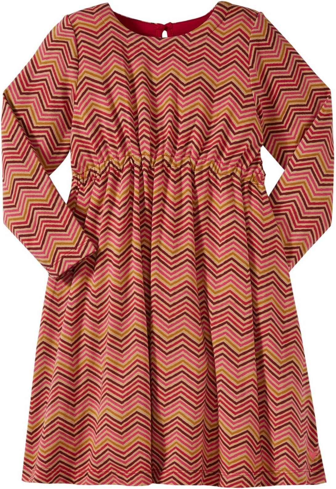 Pink Chicken Little Girl's Betsy Dress (Toddler/Kid) - Cerise Pink Zigzag - 3 Years