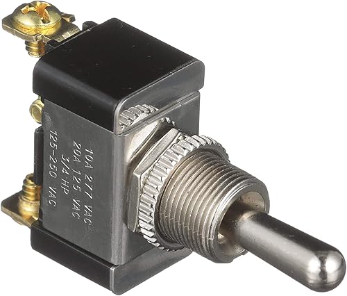 Miniatura 2 de Seachoice Interruptor de palanca de barco de 3 posiciones, encendido/apagado/encendido