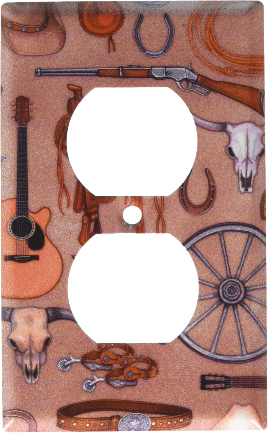 Art Plates Western Switch Plate Outlet Cover Single Switch Plates