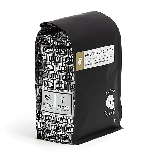 Miniatura 3 de Alpha Coffee - Operador suave - Mezcla de espresso premium de 16 oz. - Café gourmet de tostado medio  Propiedad de veteranos - Café tostado especial