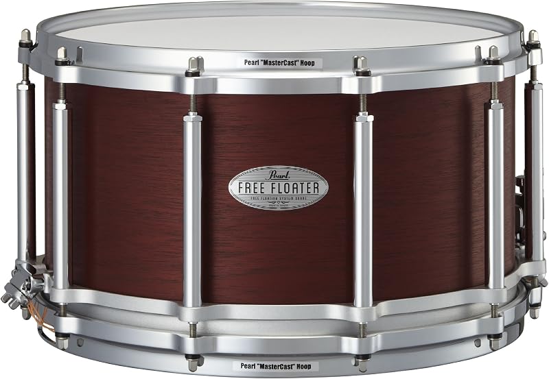 Pearl FTMH1480 14 x 8 Inches Free Floater Snare Drum - African Mahogany